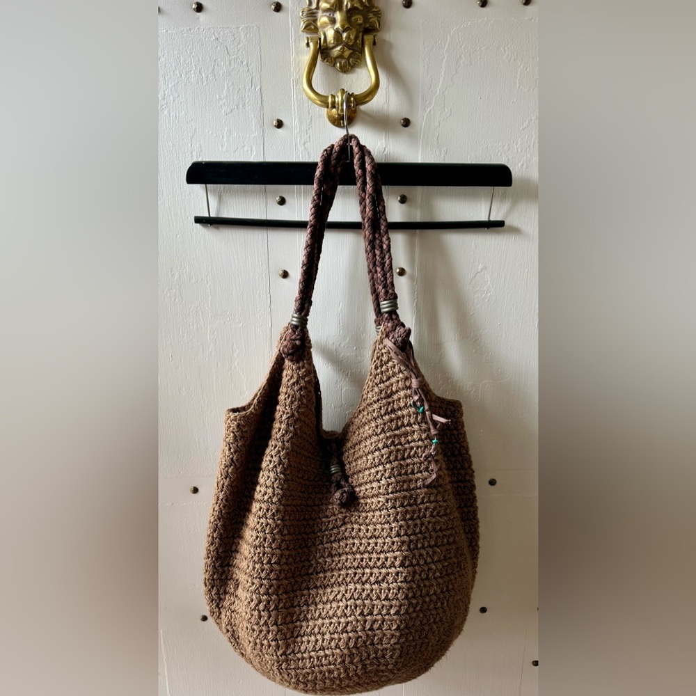 The Sak happy & free crochet shoulder/hobo bag